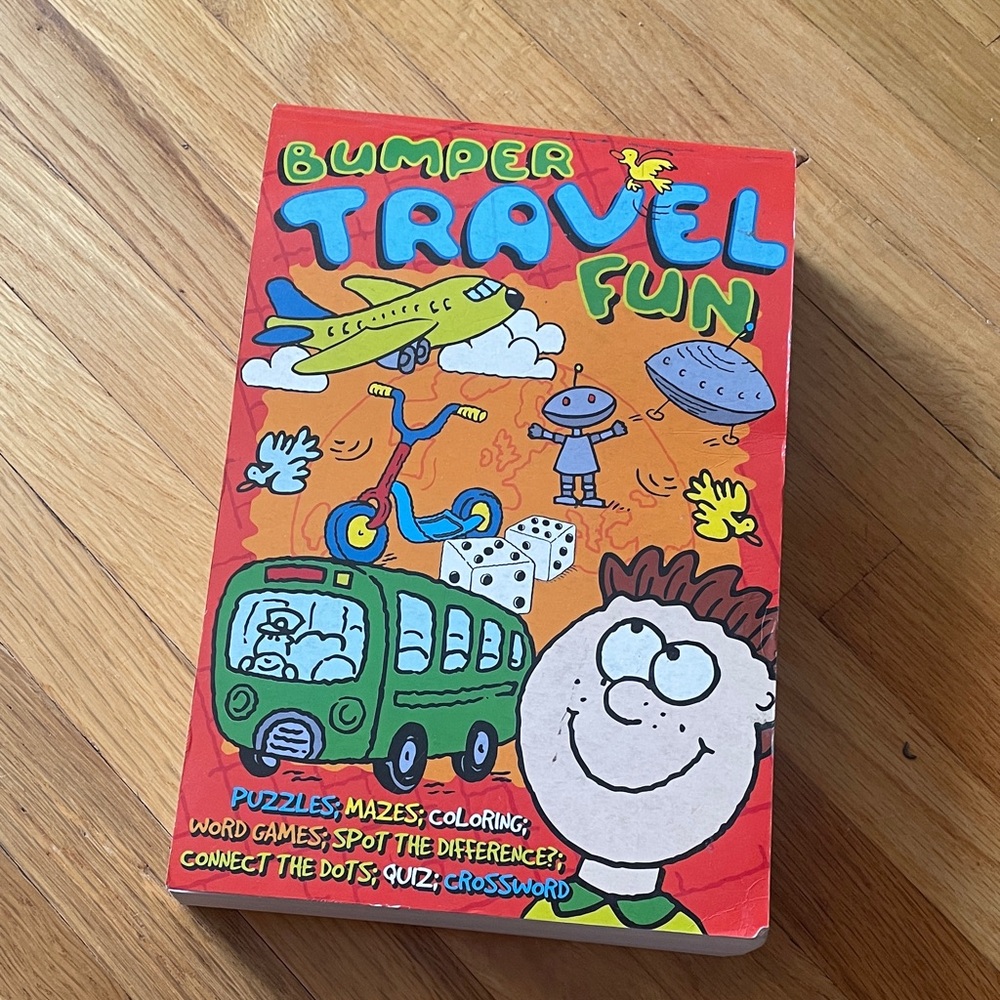 Road Trip Activity Book